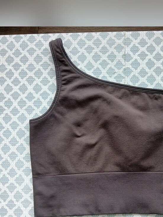 Athleta Tops - Athleta Aurora Seamless One Shoulder Crop Top Small Athleisure Yoga Dance